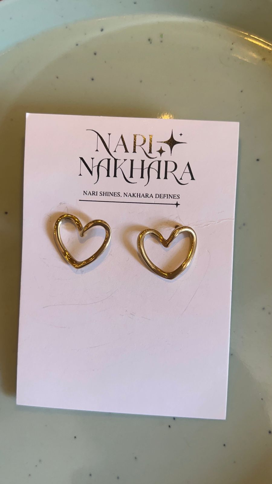 Heart Outline Studs